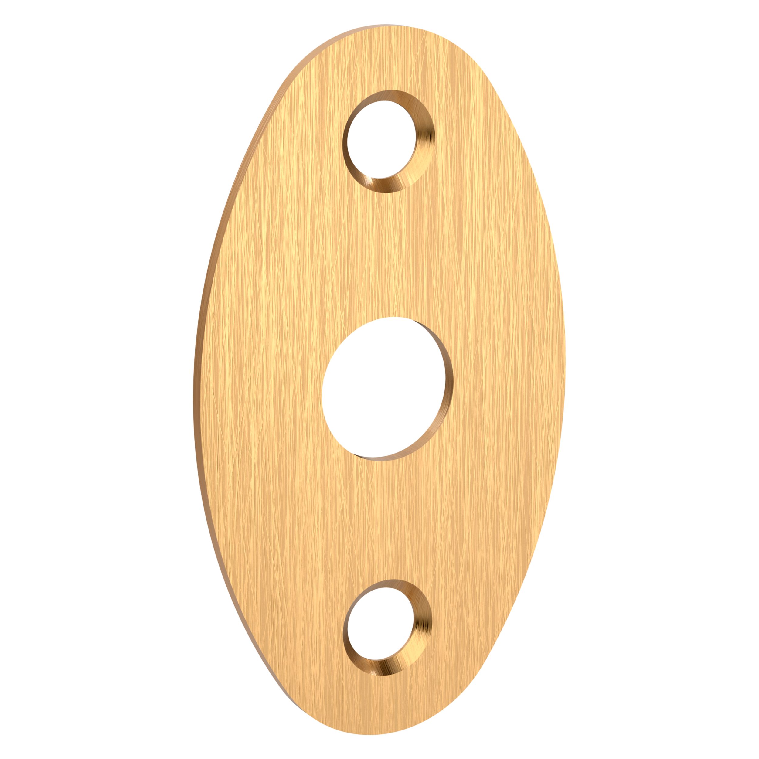 Contemporary Oval Emergency Release Trim