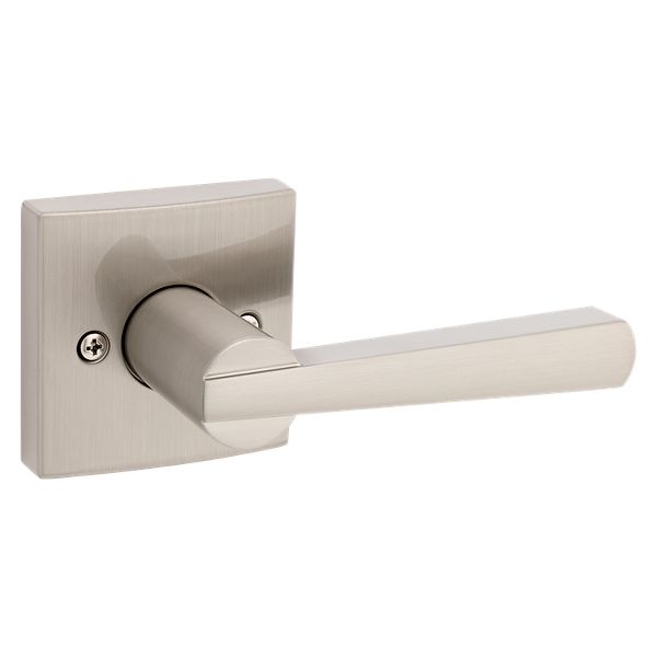 Spyglass Lever & Square Rose- Full Dummy - Satin Nickel | Baldwin