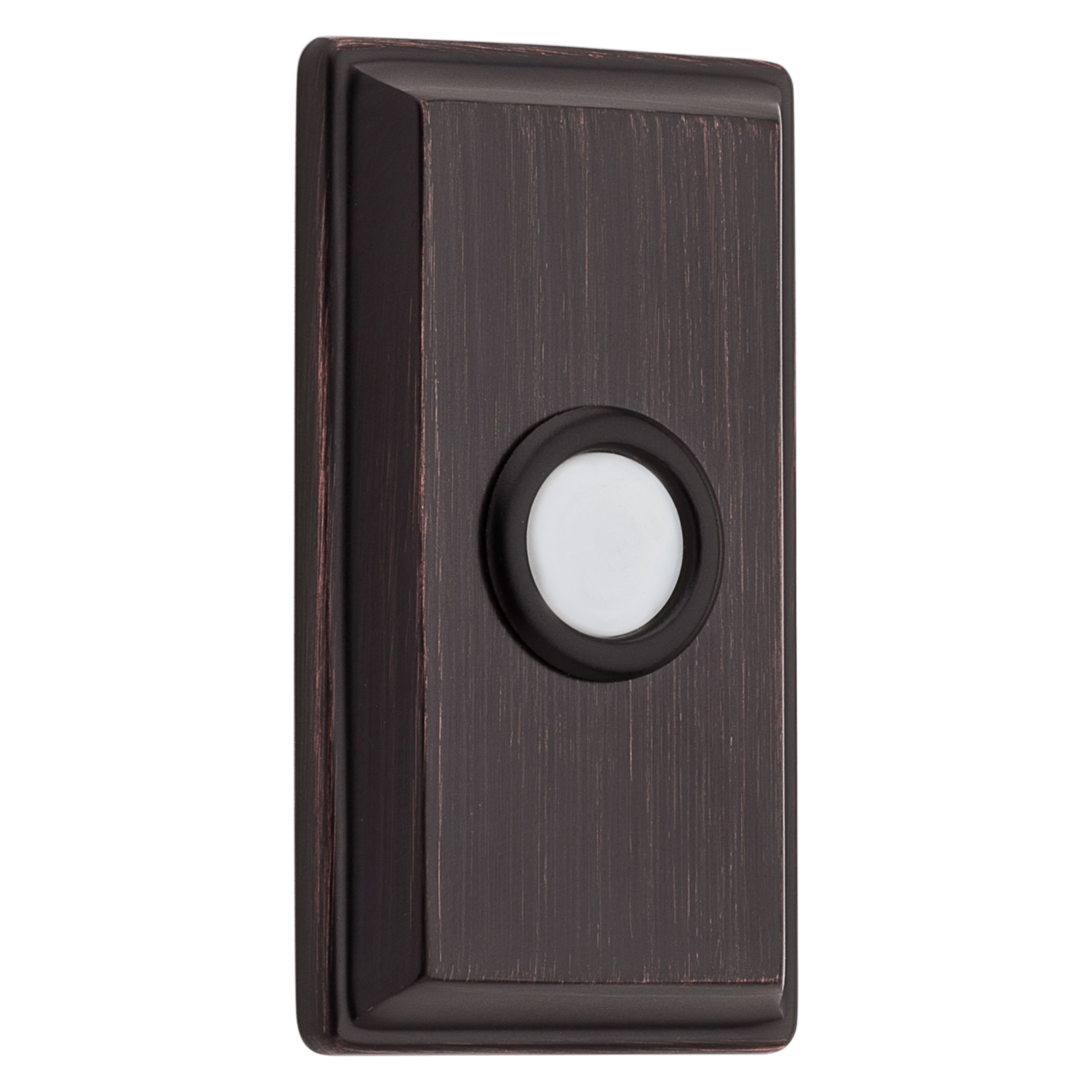 4860 Rectangular Bell Button - Lifetime (PVD) Satin Nickel