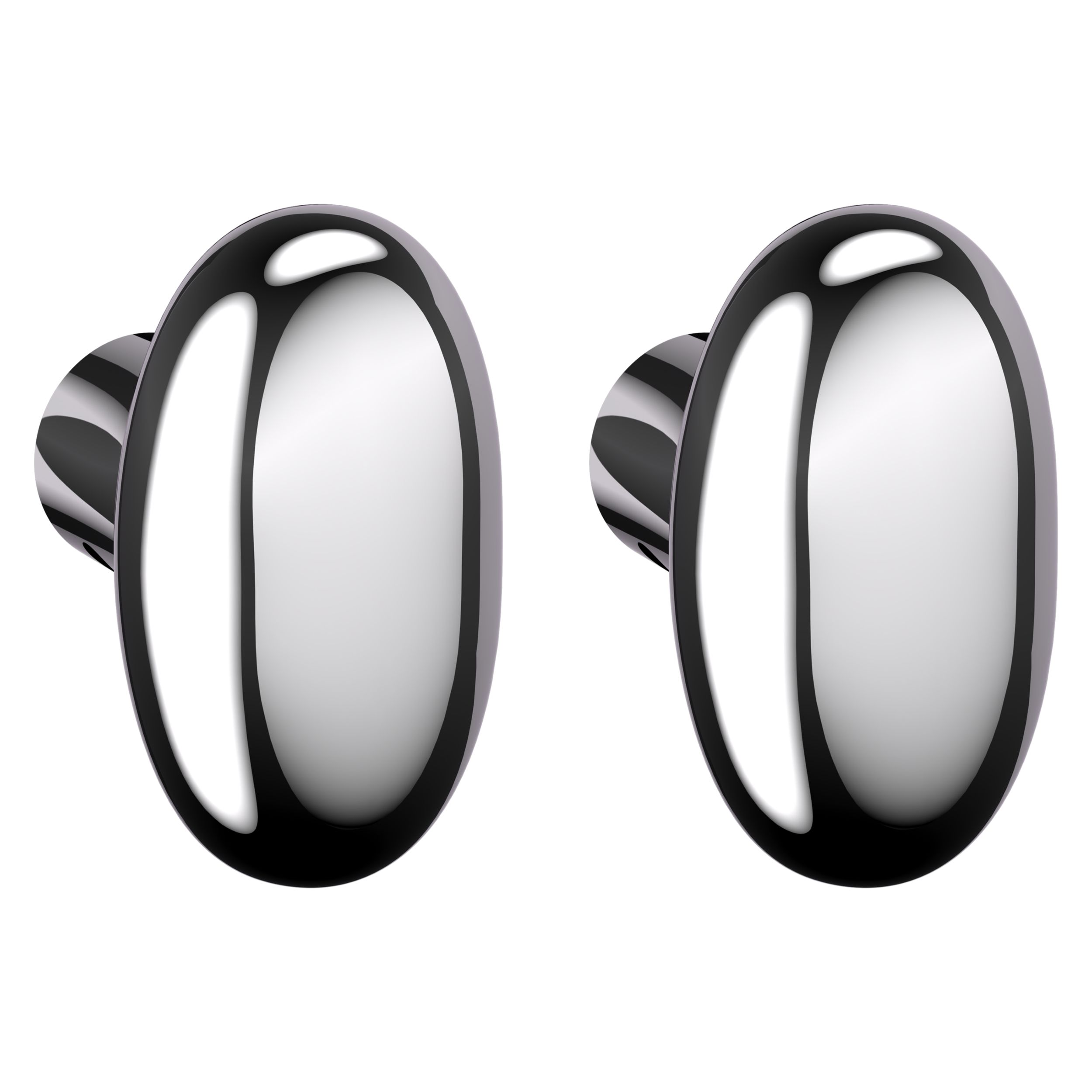 5024 Oval Knob - Polished Chrome