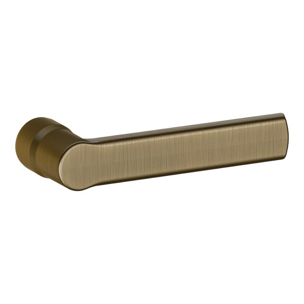 5485V Soho Lever - Satin Brass & Black | Baldwin Hardware