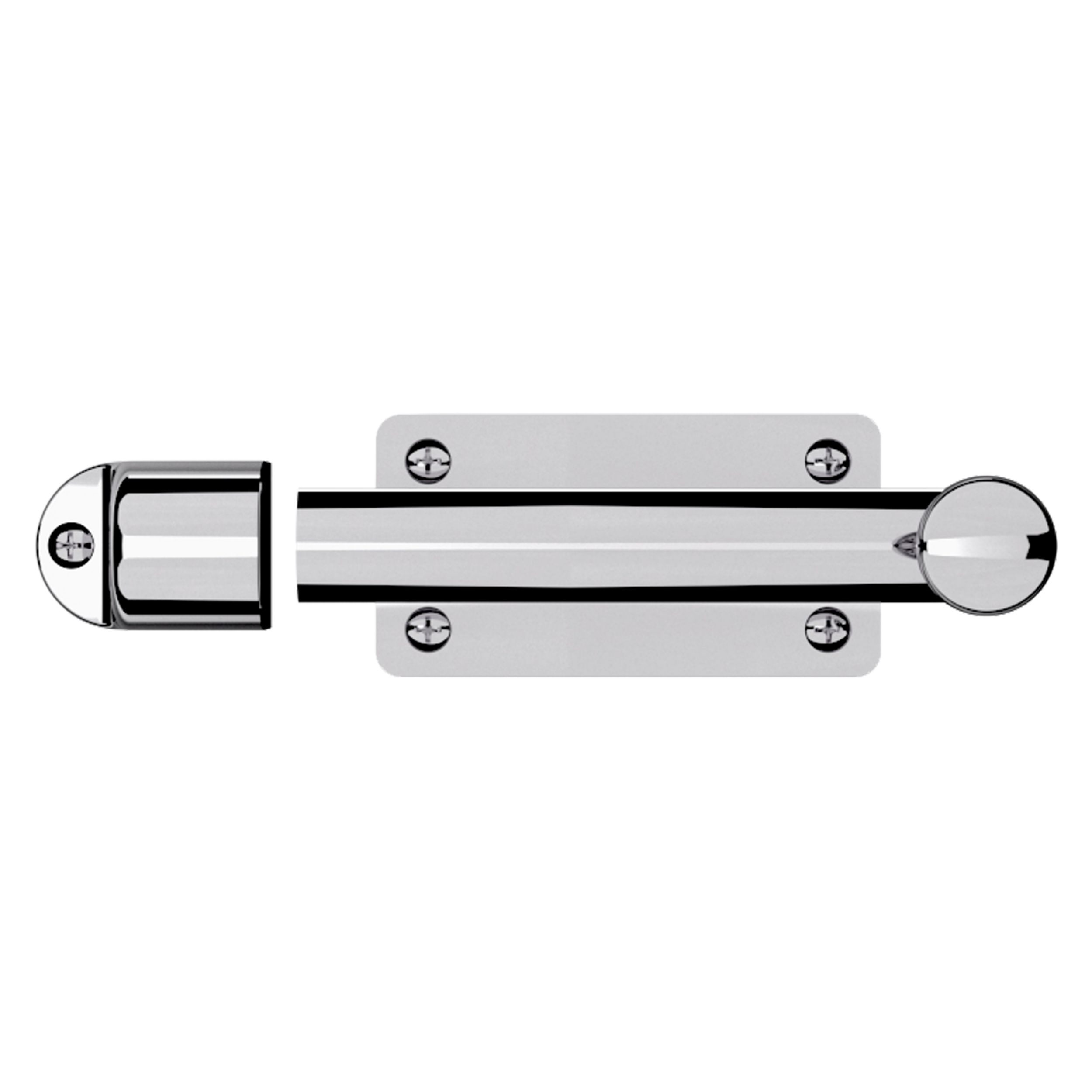 0345 Dutch Door Bolt - Polished Chrome