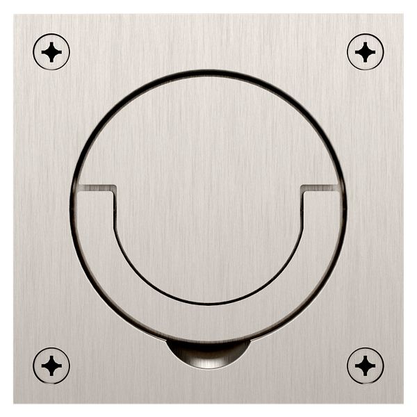 0397 SOL Flush Cup Handle & Ring Pull - Lifetime (PVD) Satin