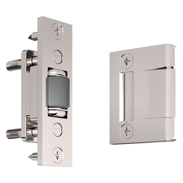 0430 Roller Latch - Lifetime (PVD) Polished Nickel | Baldwin Hardware