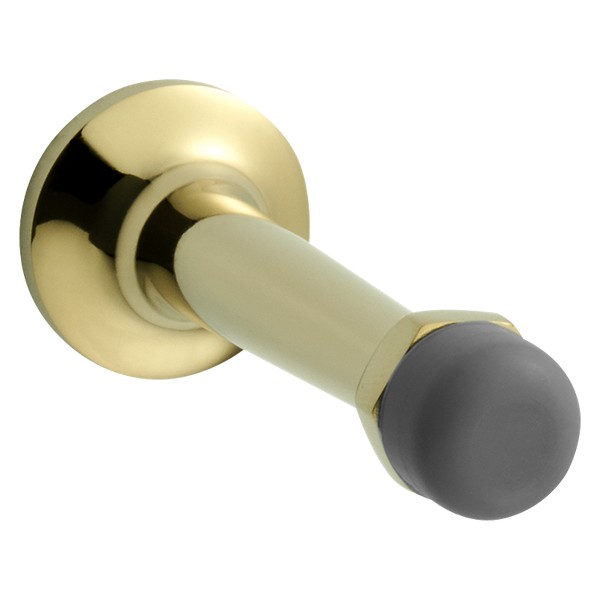 4045 Base Mounted Door Bumper - Lifetime (PVD) Polished Brass