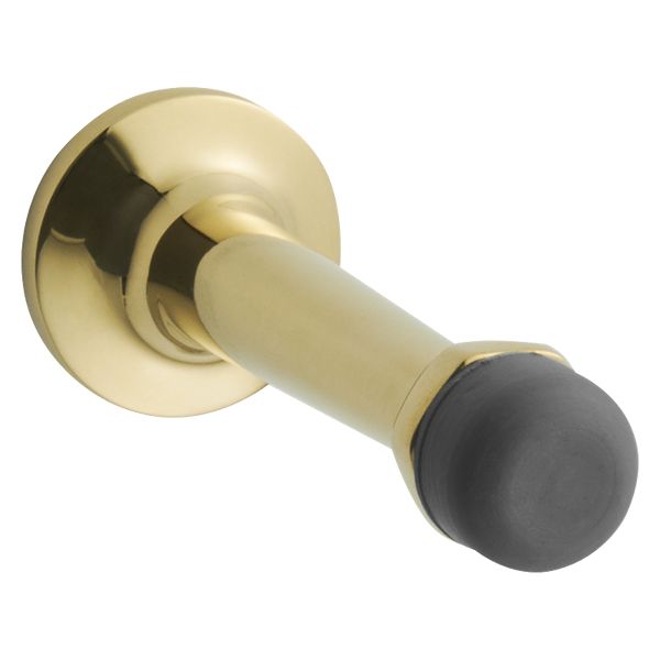 4045 Base Mounted Door Bumper - Non-lacquered Brass | Baldwin Hardware