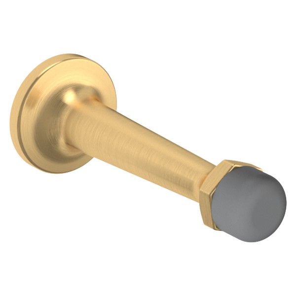 4045 Base Mounted Door Bumper - Lifetime (PVD) Satin Brass