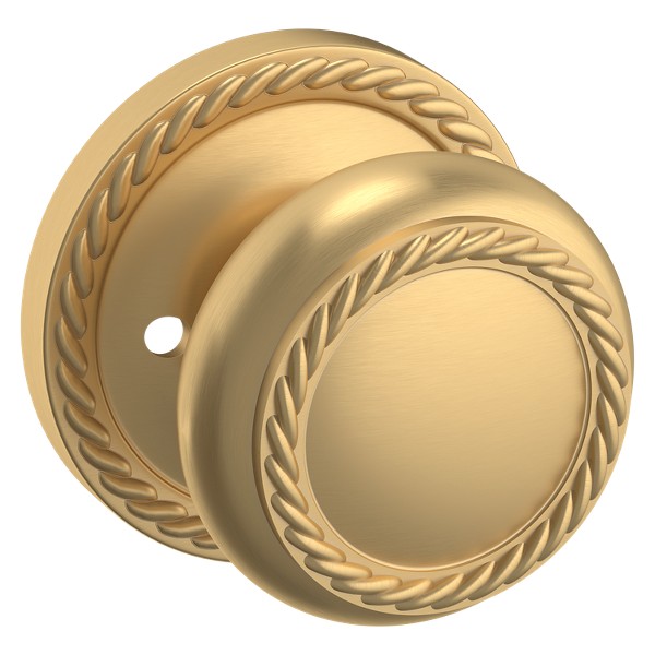 その他 antiquerose5011 5064 Knob with 5004 Rose- Privacy - Vintage Brass | Baldwin Hardware