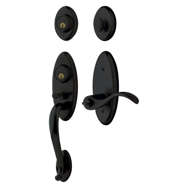 LeVreSoeurS　オーディア　FR Landon 2-Point Lock Handleset with 5255 Wave Lever - Satin
