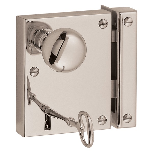 5602 Small Vertical Rim Lock - Lifetime (PVD) Polished Nickel