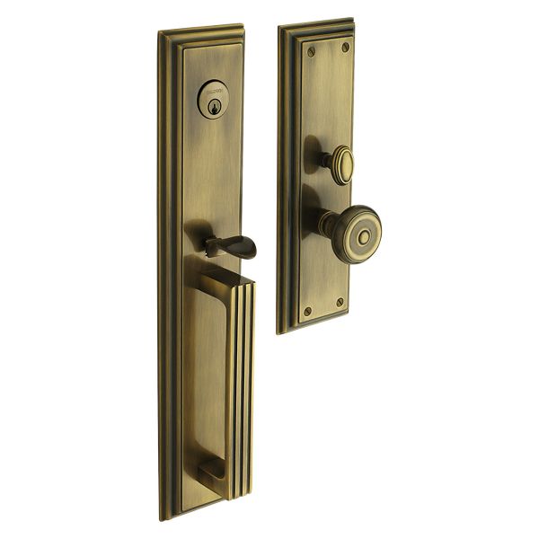 Tremont Trim - Satin Brass & Black | Baldwin Hardware