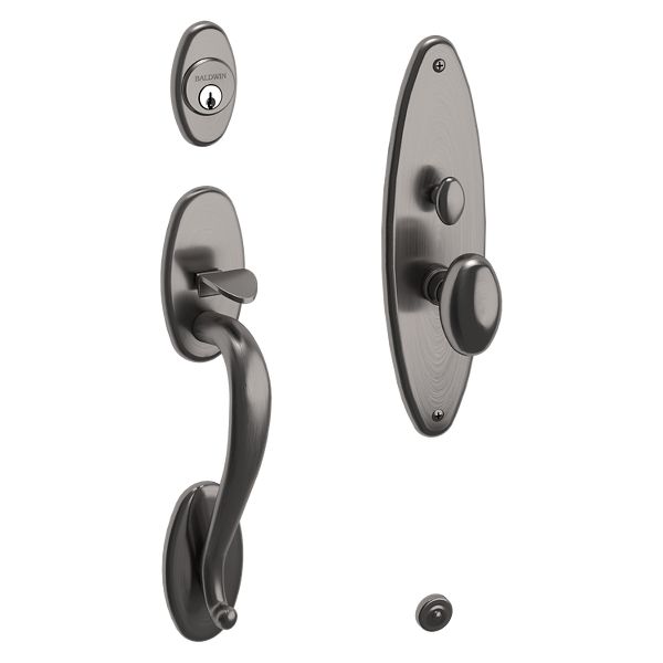 Lexington Trim - Lifetime (PVD) Graphite Nickel | Baldwin Hardware