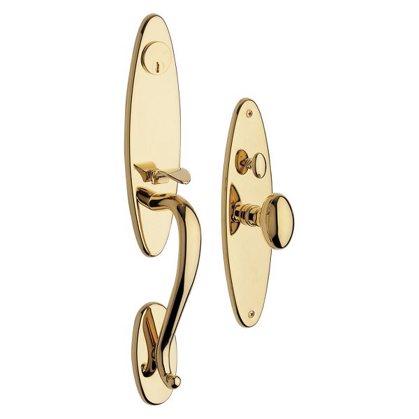 Springfield Trim - Lifetime (PVD) Polished Brass | Baldwin Hardware