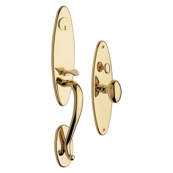 Springfield Trim - Lifetime (PVD) Polished Brass | Baldwin Hardware