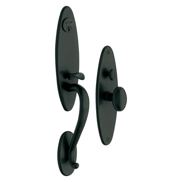 Springfield Trim - Satin Black | Baldwin Hardware