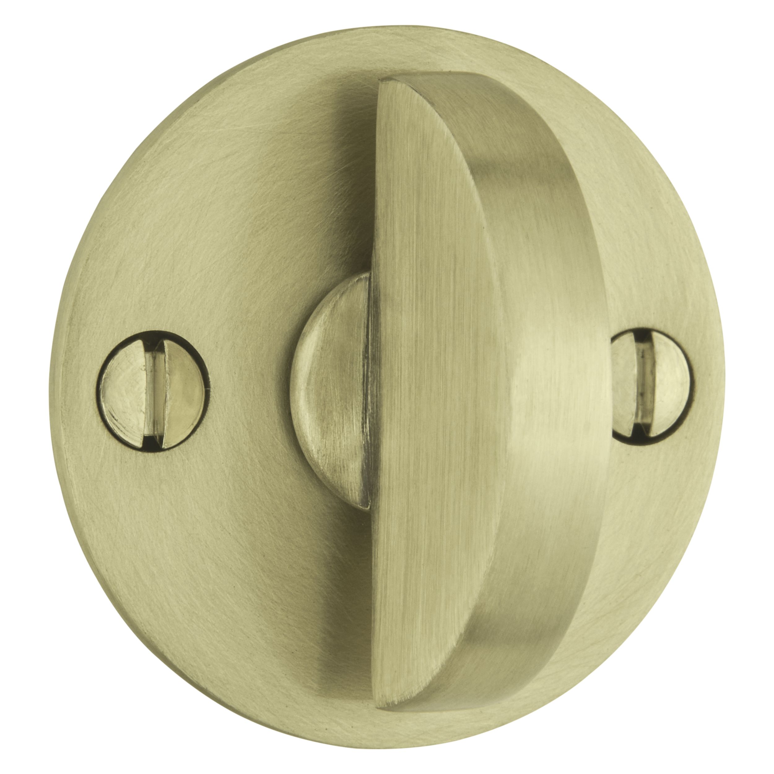 6750 Turn Piece - Satin Brass u0026 Brown | Baldwin Hardware