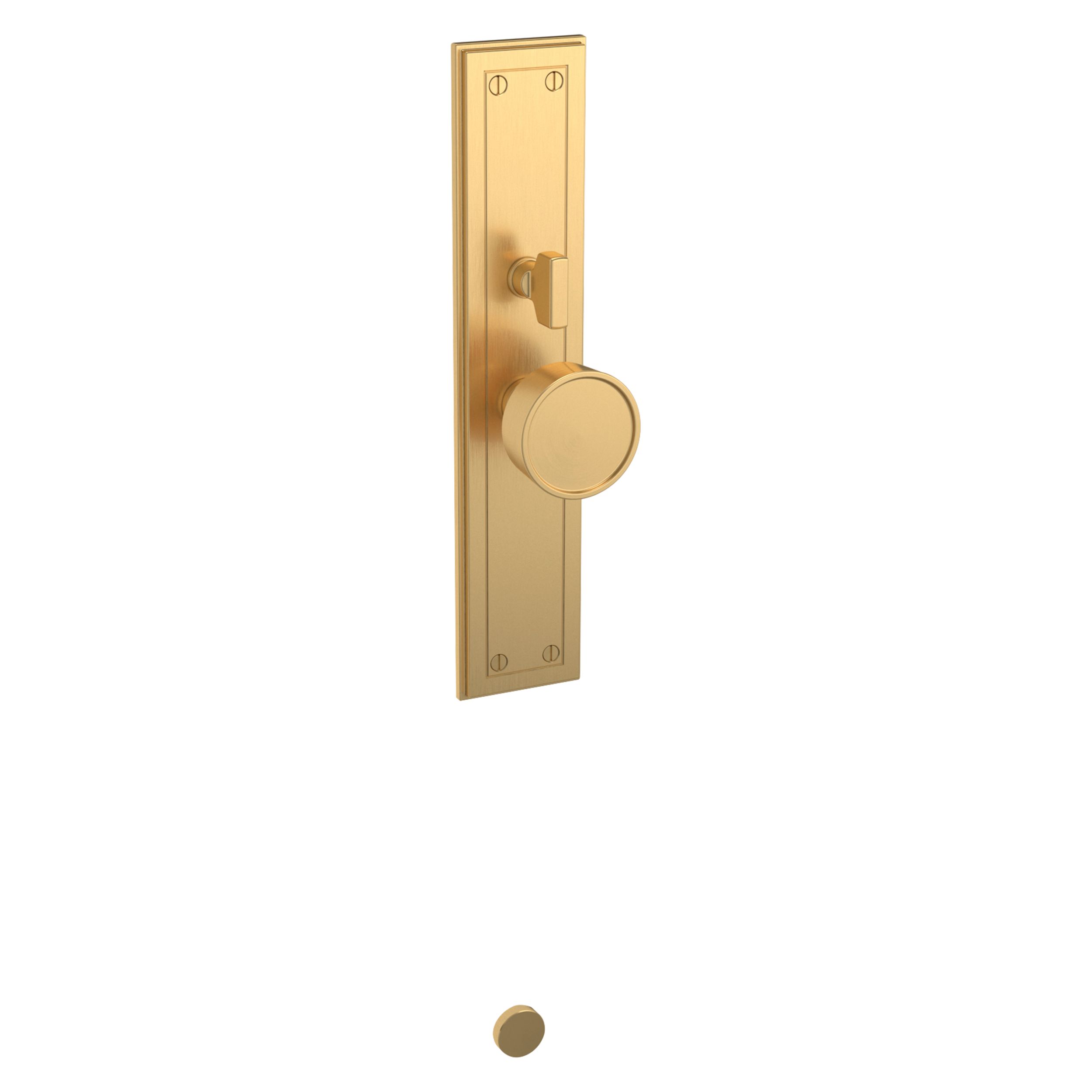 8260 Hollywood Hills - Satin Brass & Black | Baldwin Hardware