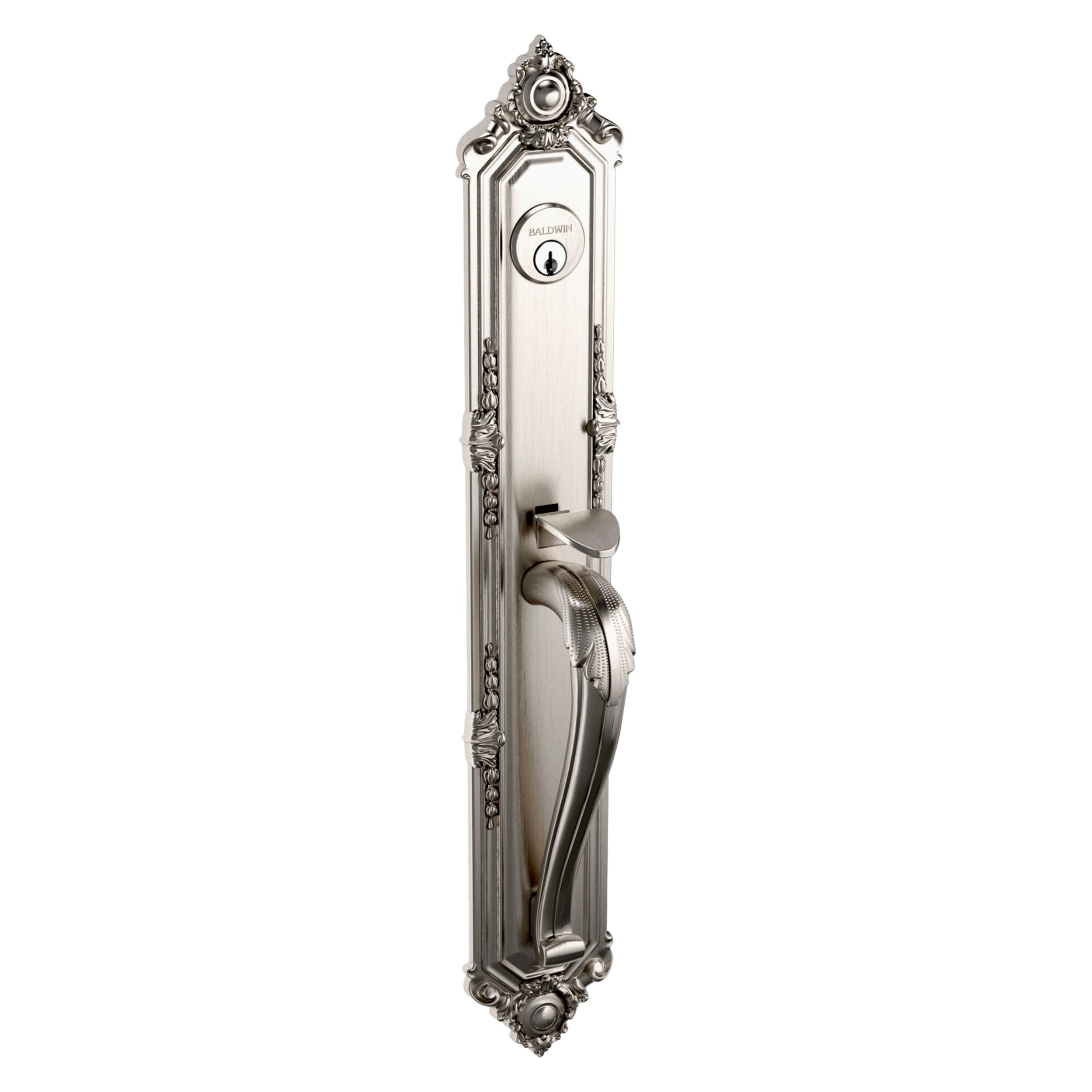 Kensington Door Handle - Satin Brass-SB – handles&hinges