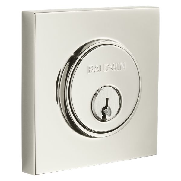 8220 Contemporary Deadbolt - Lifetime (PVD) Polished Nickel