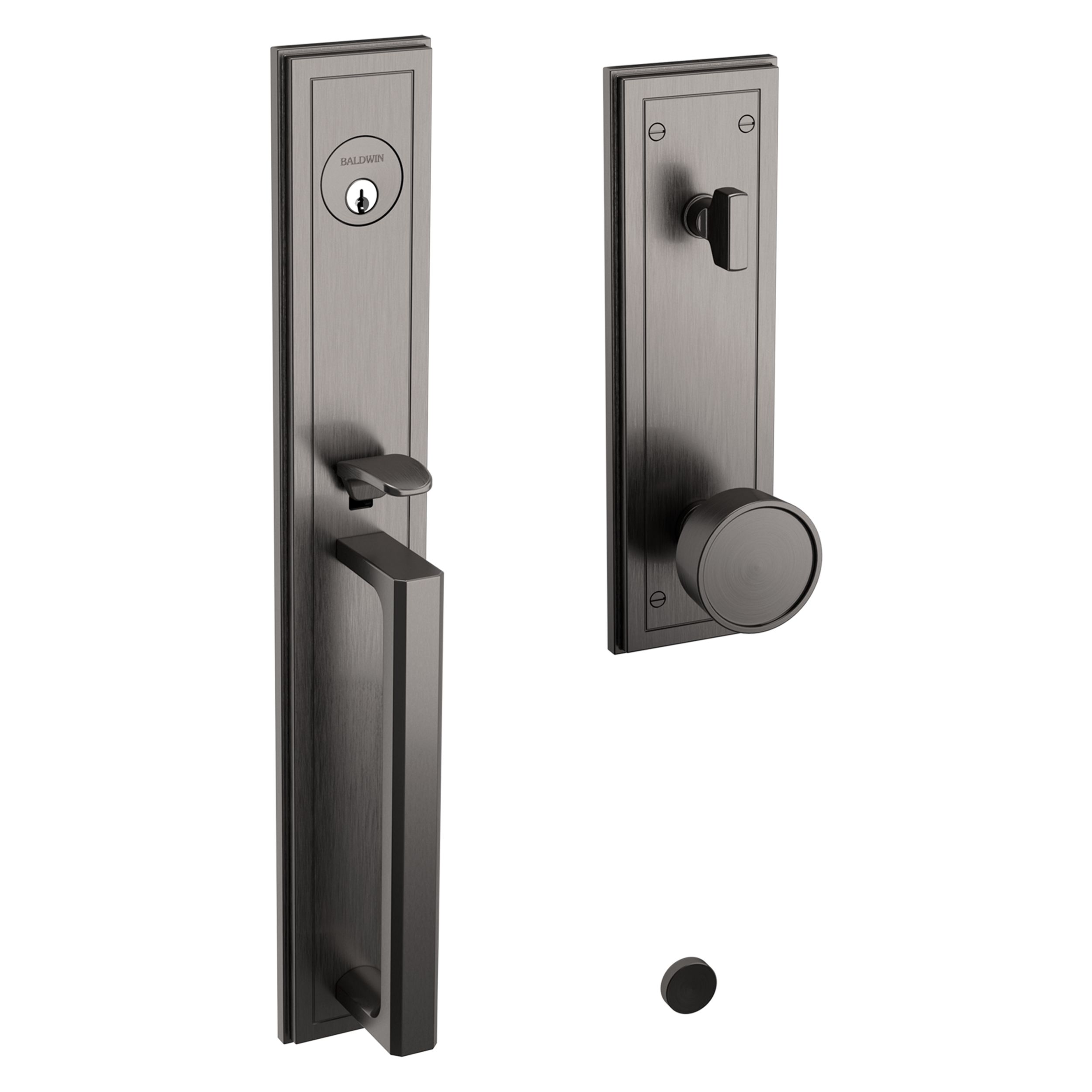 Hollywood Hills Full Handleset with K008 Knob - Lifetime