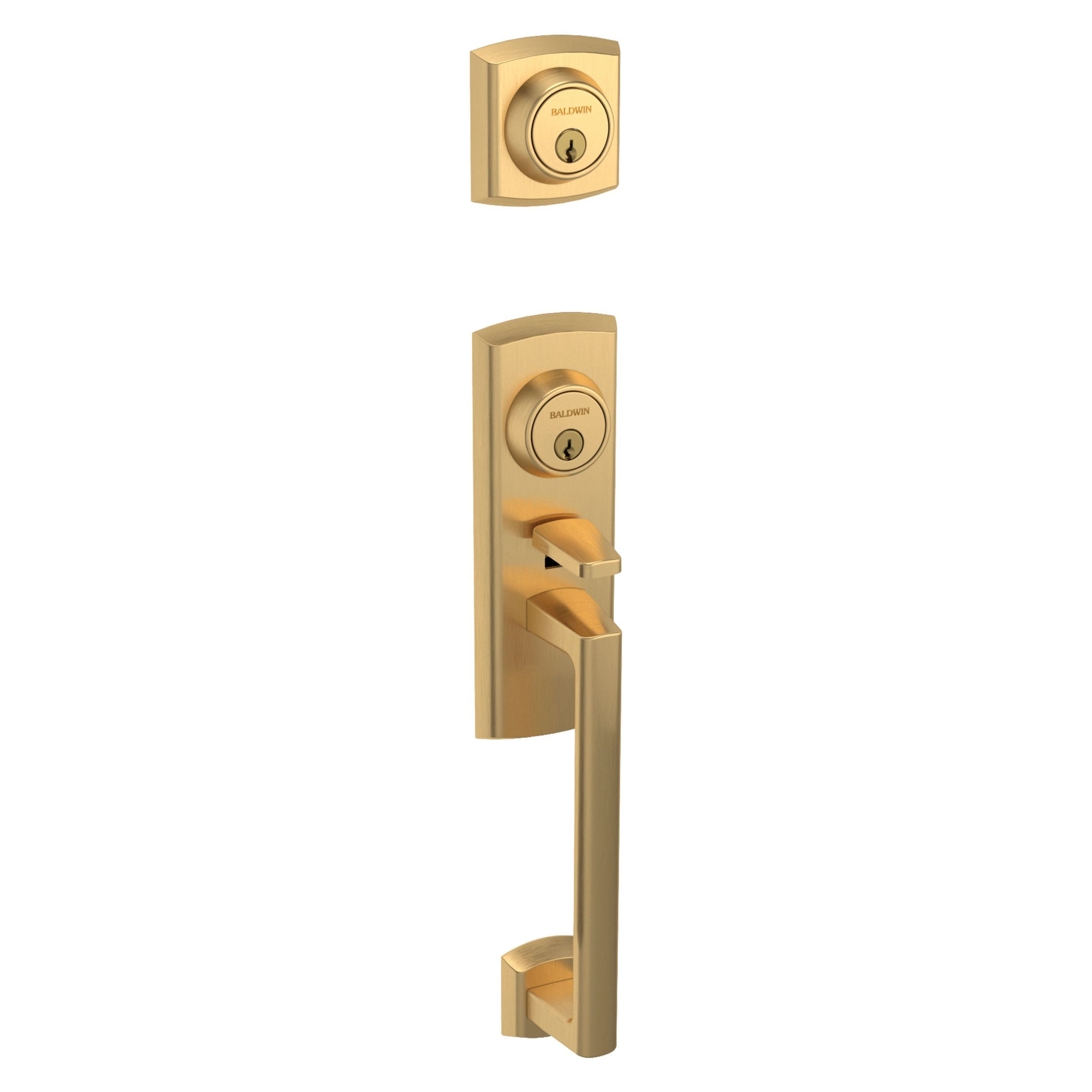 Soho 2-Point Handleset with Soho Lever - Lifetime (PVD) Satin Brass