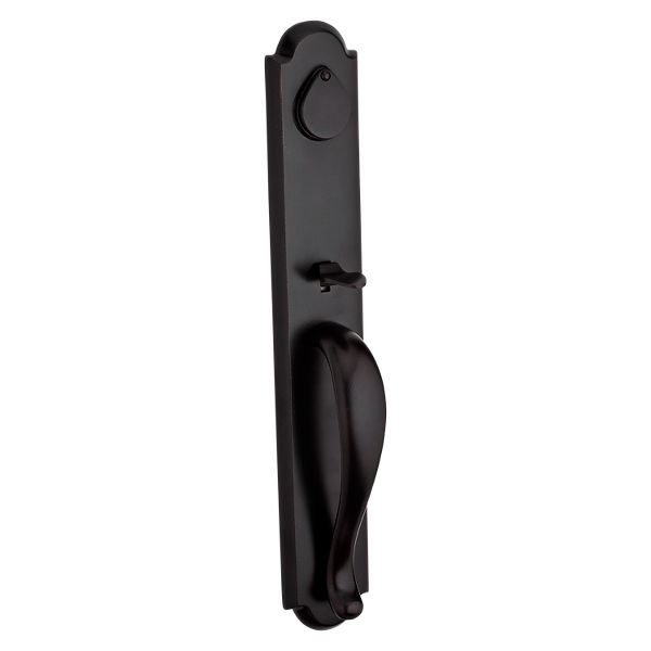 Elkhorn Handleset x Arch Lever- Square Interior - Dark Bronze