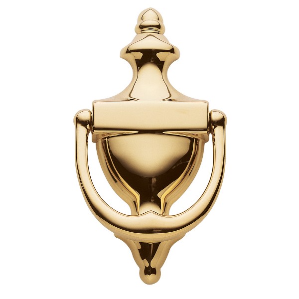 0102 Colonial Knocker - Lifetime (PVD) Polished Brass | Baldwin