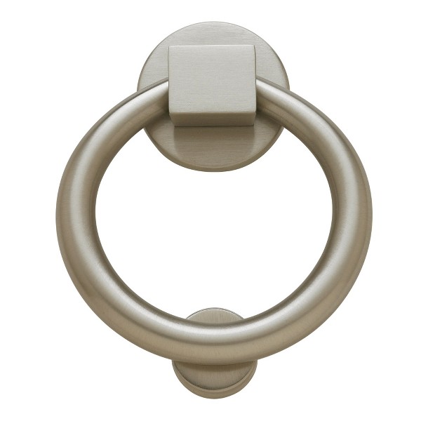 Intercel Door Knocker, Satin Nickel