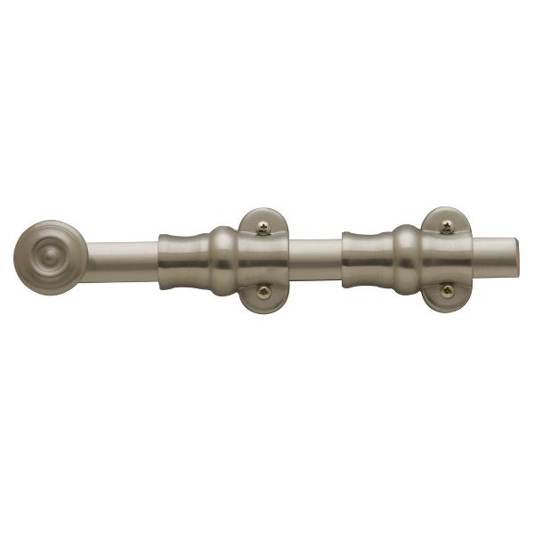 Verrou De Porte Baldwin 0389-150 – 24 Pouces – Fini Nickel Satiné – Neuf – Pour Portes Coulissantes/barn