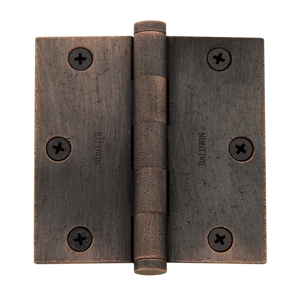 1035 3.5 Square Corner Hinge - Distressed Oil Rubbed Bronze