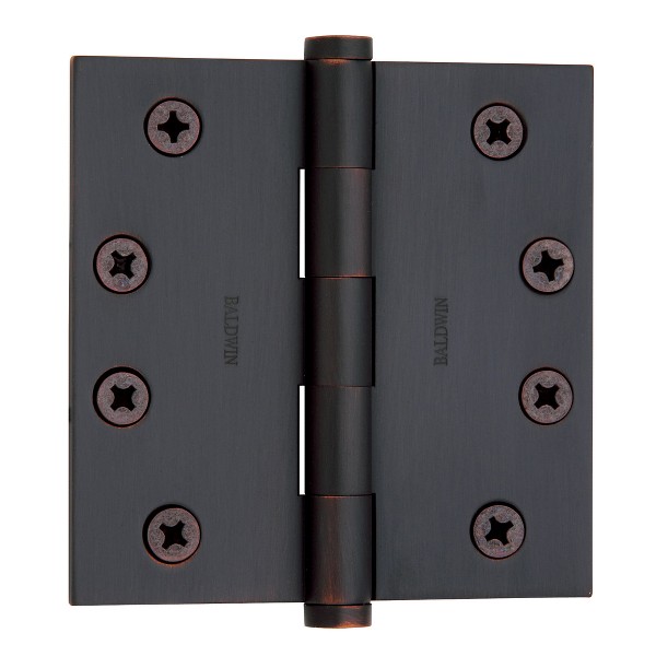 1040 NRP Square Corner Hinge - Venetian Bronze | Baldwin