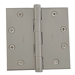 1045 NRP Square Corner Hinge - Lifetime (PVD) Satin Nickel 1045 NRP Square Corner Hinge - Lifetime (PVD) Satin Nickel