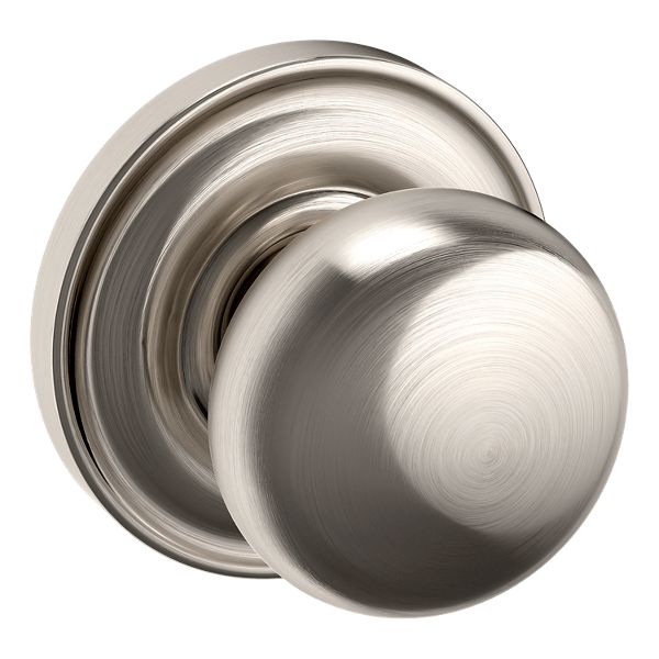 5000 Knob with 5048 Rose- Passage - Lifetime (PVD) Satin Nickel