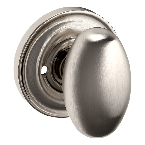 5025 Knob with 5048 Rose- Privacy - Lifetime (PVD) Satin Nickel
