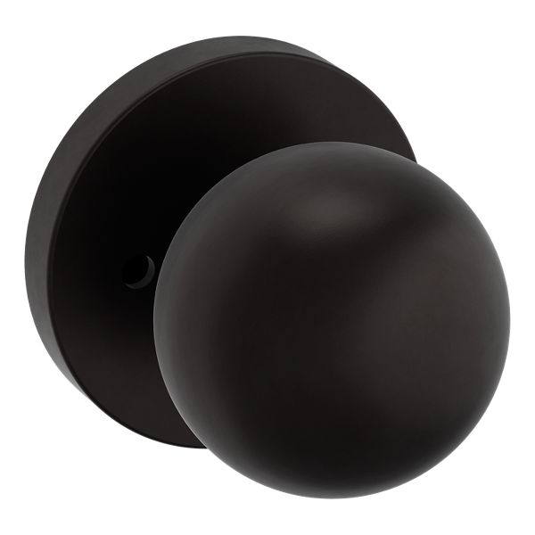 5041 Knob with 5046 Rose- Privacy - Oil Rubbed Bronze | Baldwin