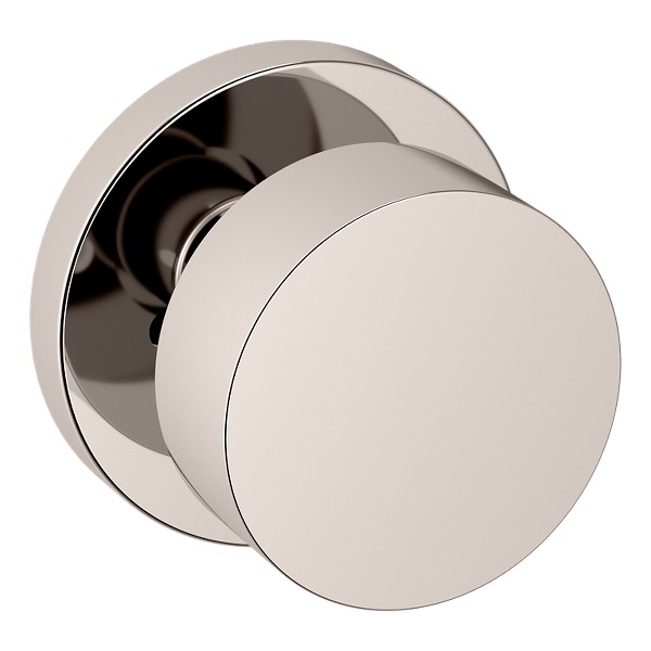 5055 Knob with 5046 Rose- Privacy - Lifetime (PVD) Polished Nickel