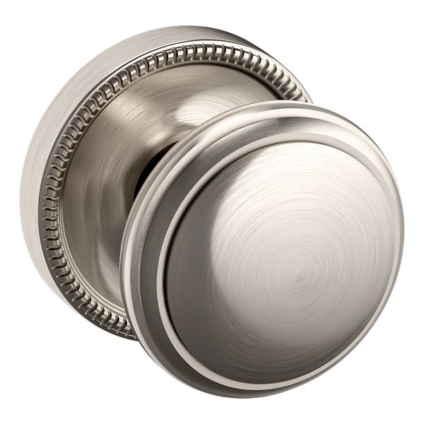 5069 Knob with 5076 Rose- Passage - Lifetime (PVD) Satin Nickel