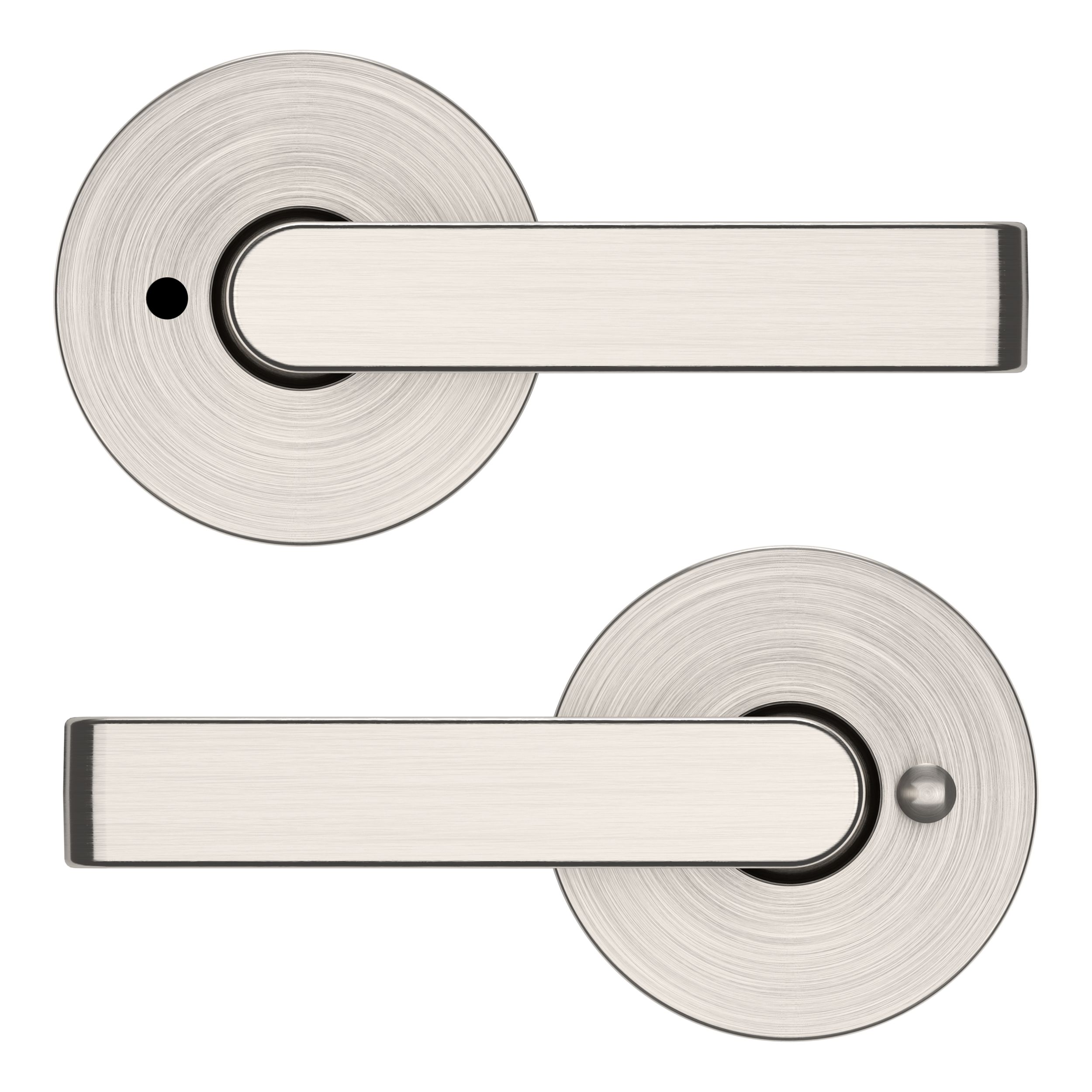 5162 Lever with R017 Rose- Passage - Lifetime (PVD) Satin Nickel