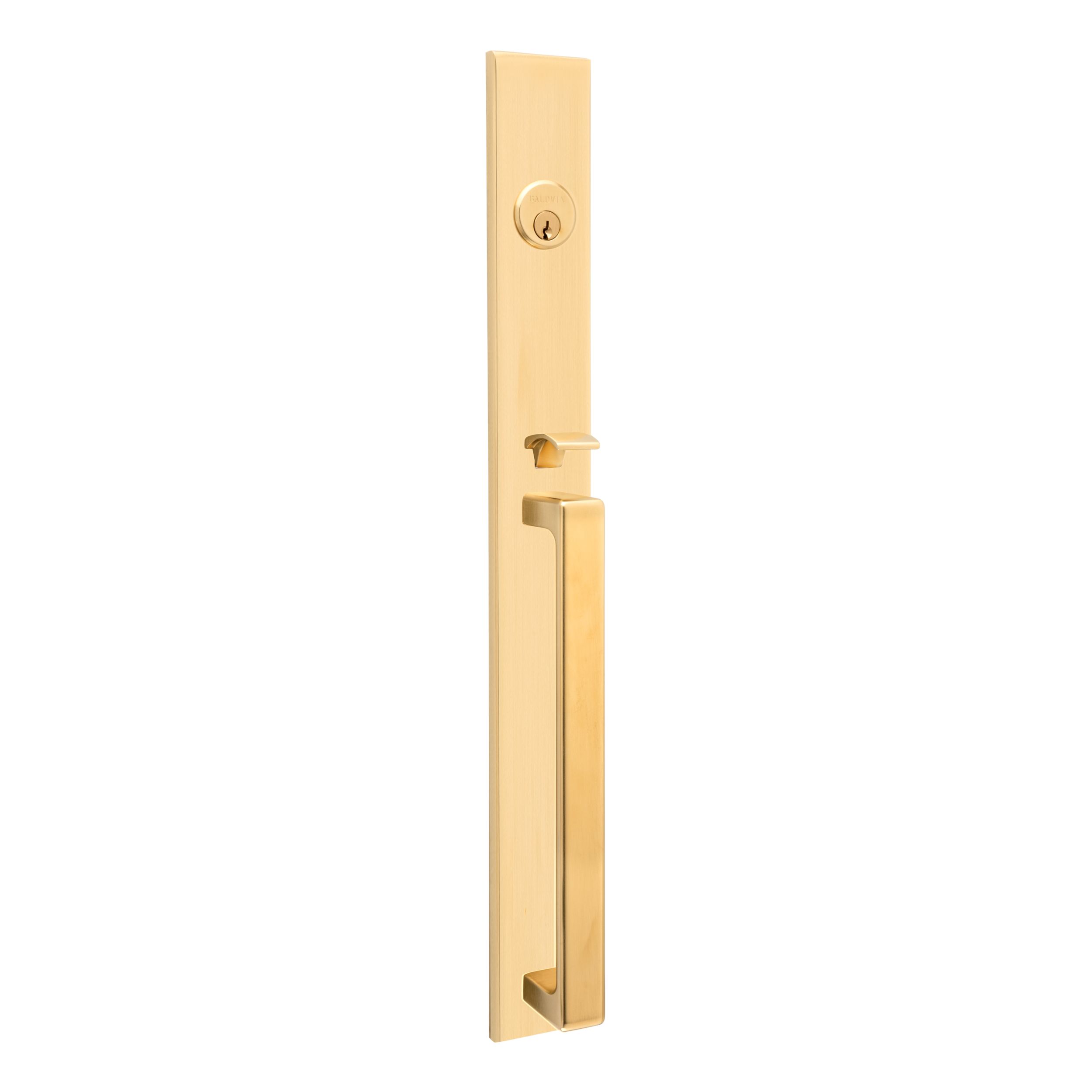 Poignée De Porte Baldwin Minneapolis Pour Gaucher - Satin Black - Avec Quincaillerie
