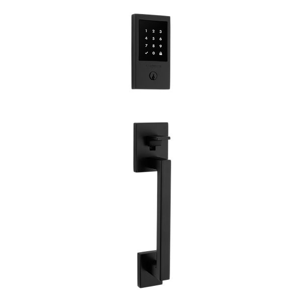 Minneapolis Touchscreen Handleset with Z-Wave Technology - Satin Black |  Baldwin Hardware