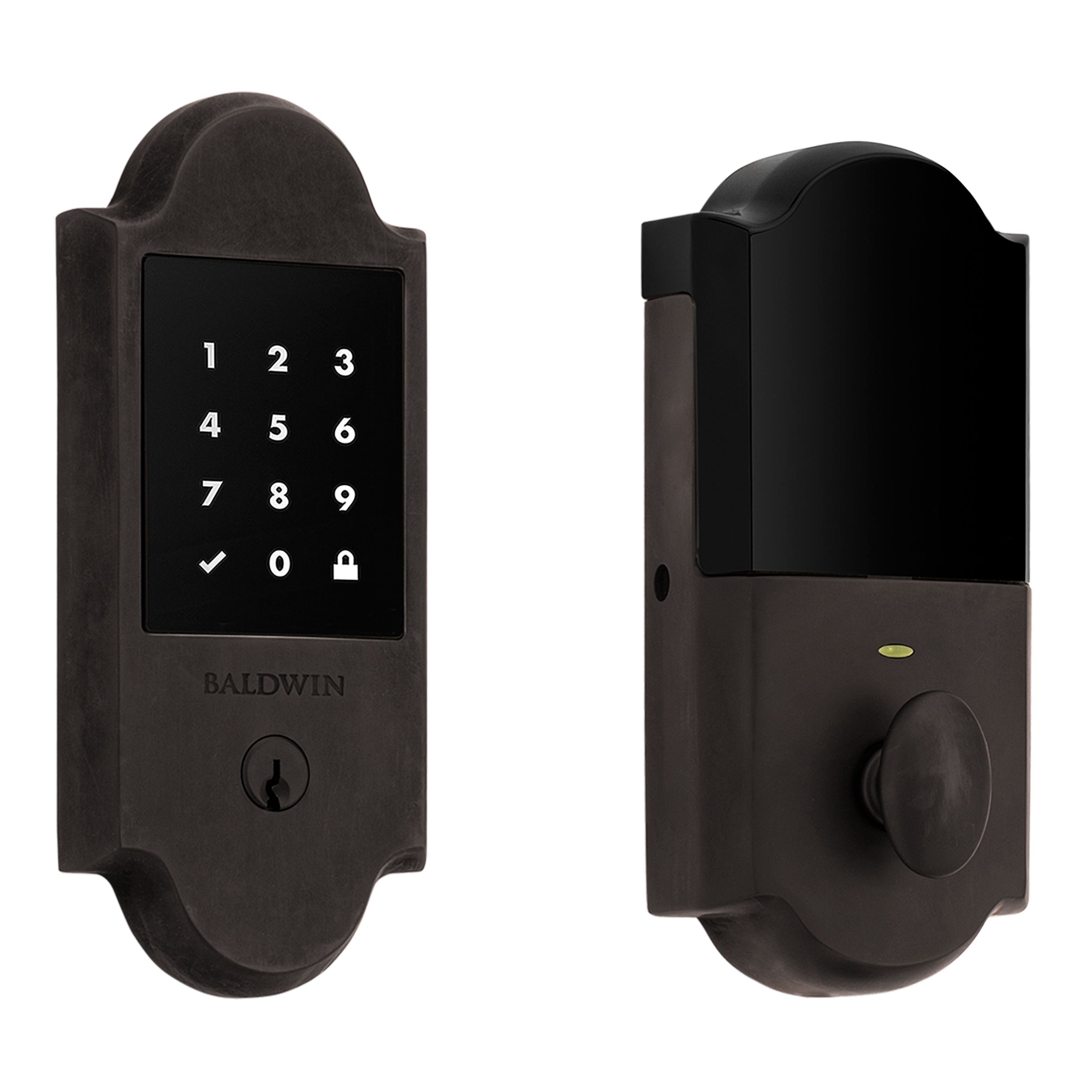 Electronic entry on sale door hardware