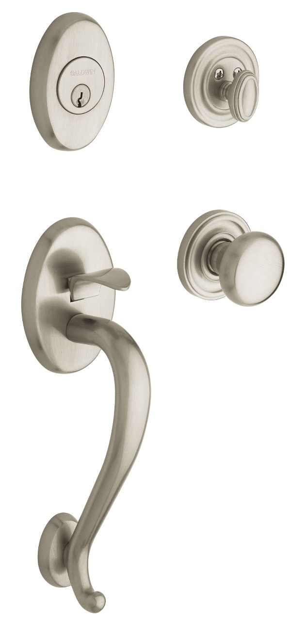 Logan Sectional Trim with 5015 Classic Knob - Lifetime (PVD) Satin