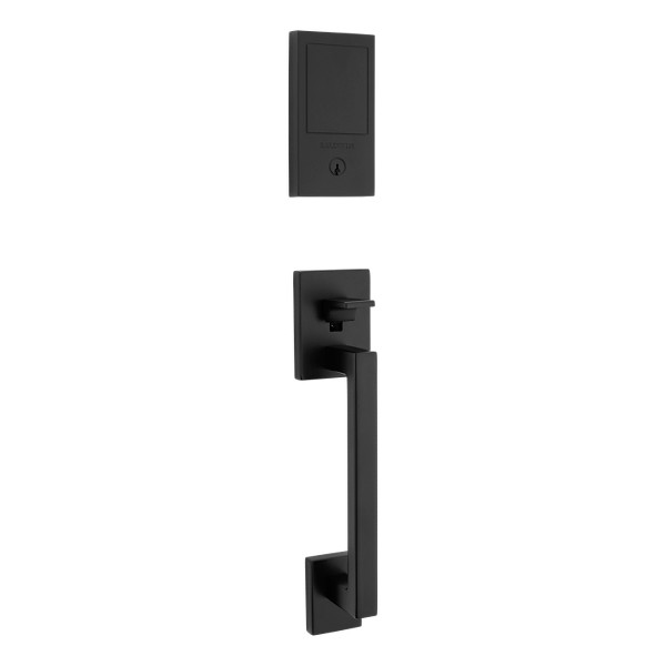 Minneapolis Touchscreen Handleset - Satin Black | Baldwin Hardware