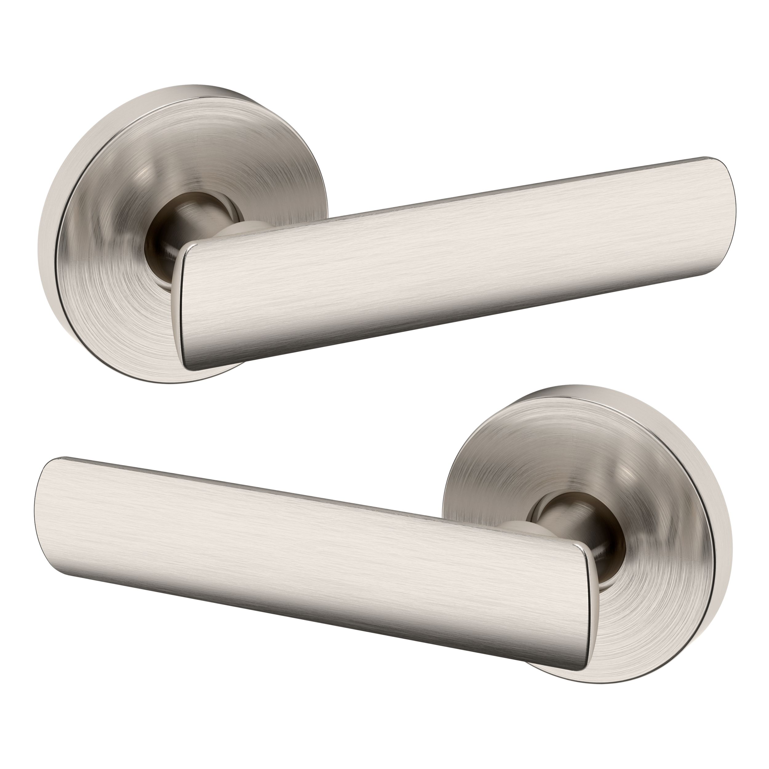 5162 Lever with R017 Rose- Passage - Lifetime (PVD) Satin Nickel