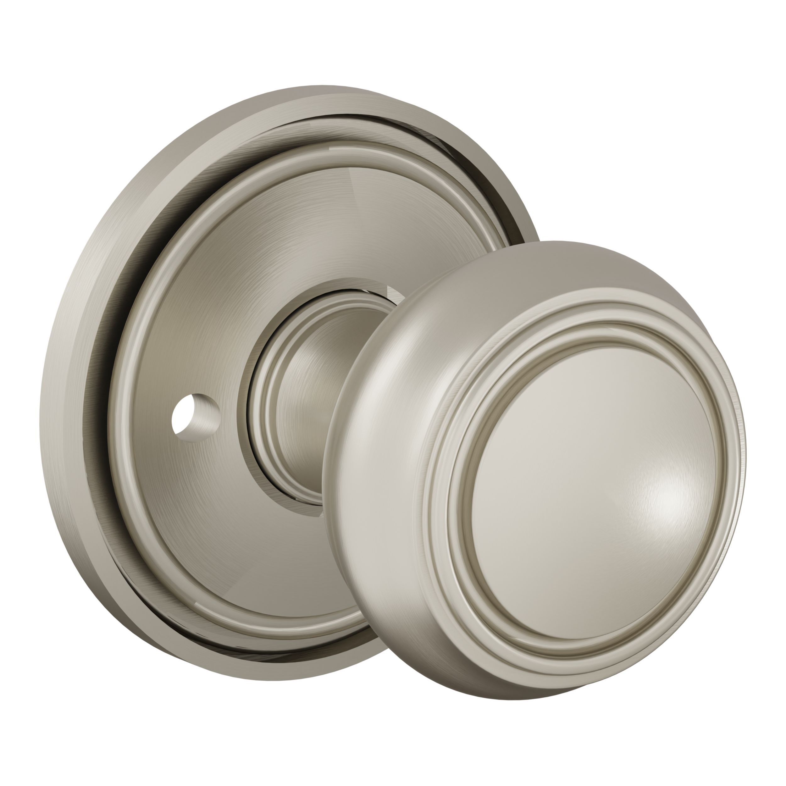5087 Nashville Knob with 5070 Rose - Privacy