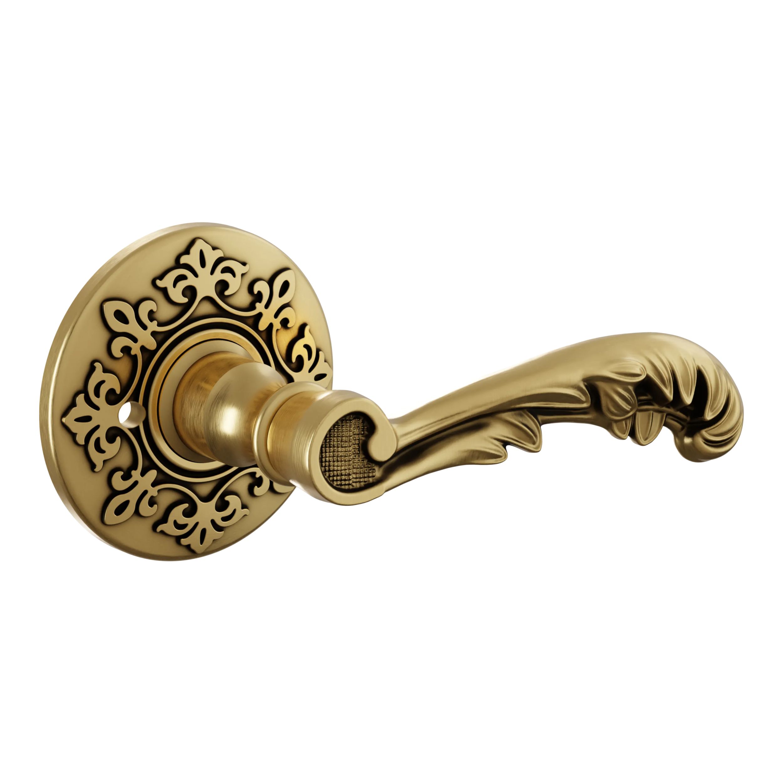 5121 Lever with R012 Rose- Privacy