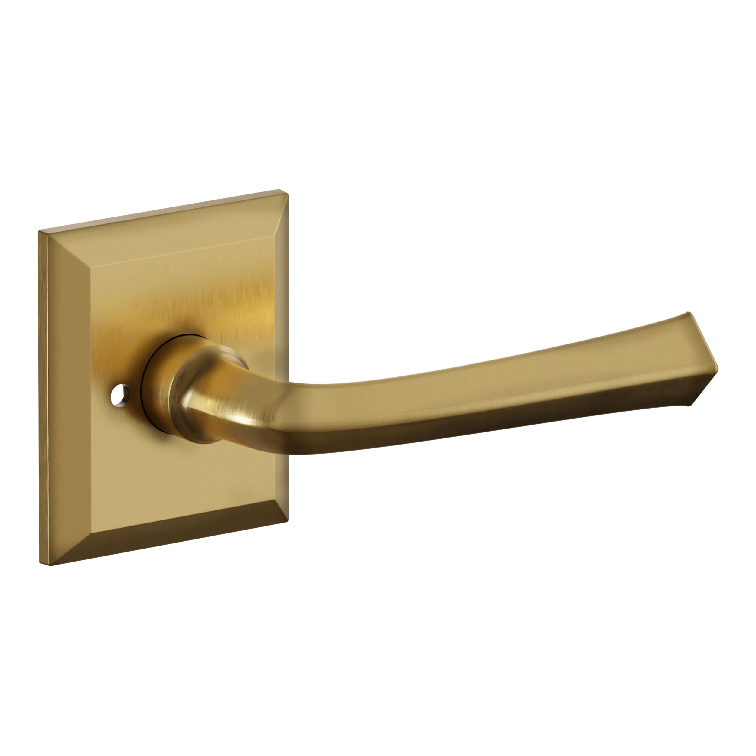 5141 Lever with R033 Rose- Privacy