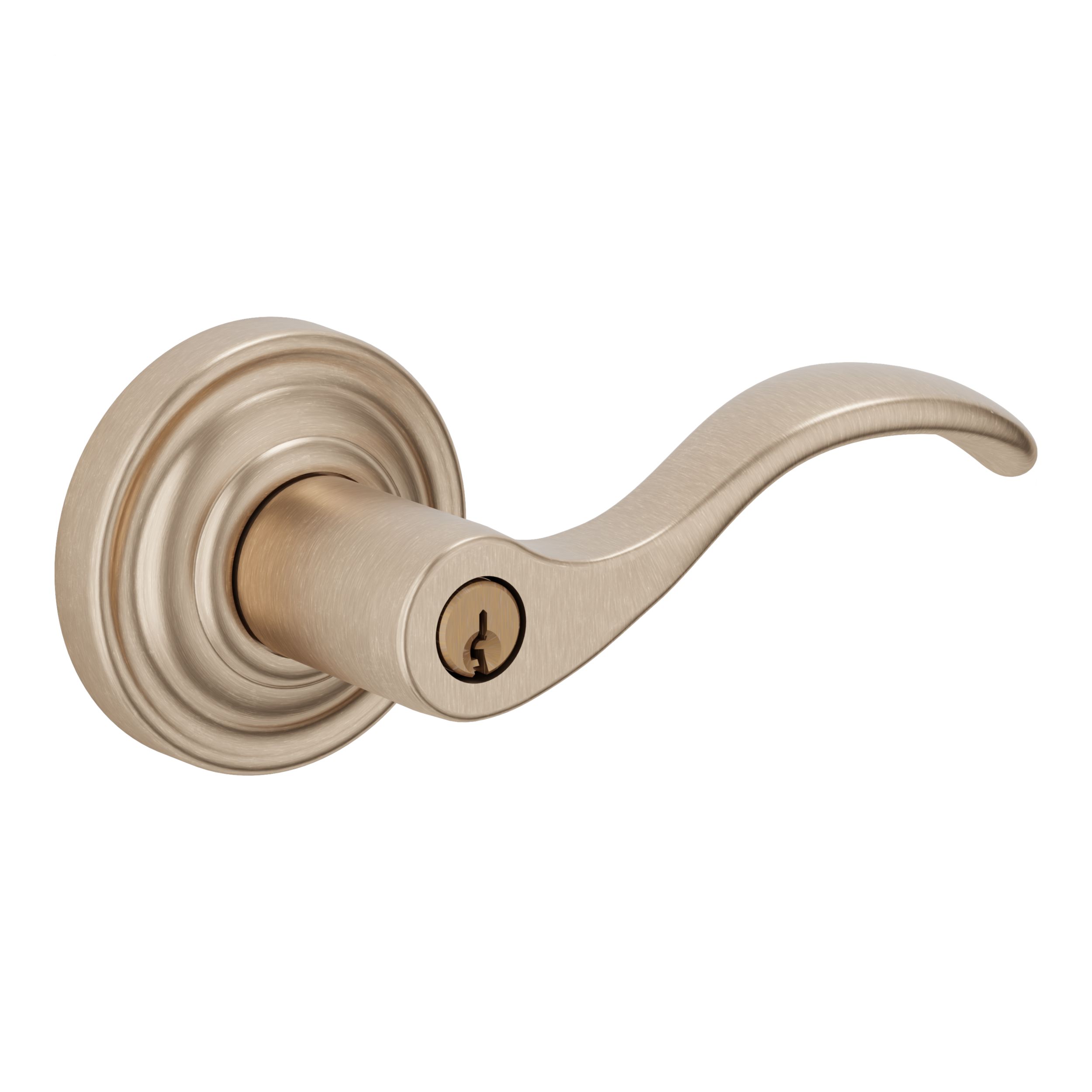 Keyed Wave Lever & Classic Rose