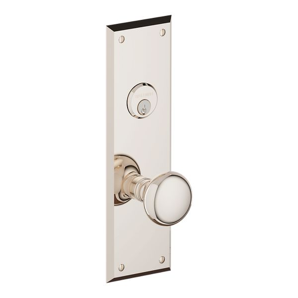 Baltimore Trim - Lifetime (PVD) Polished Nickel | Baldwin Hardware