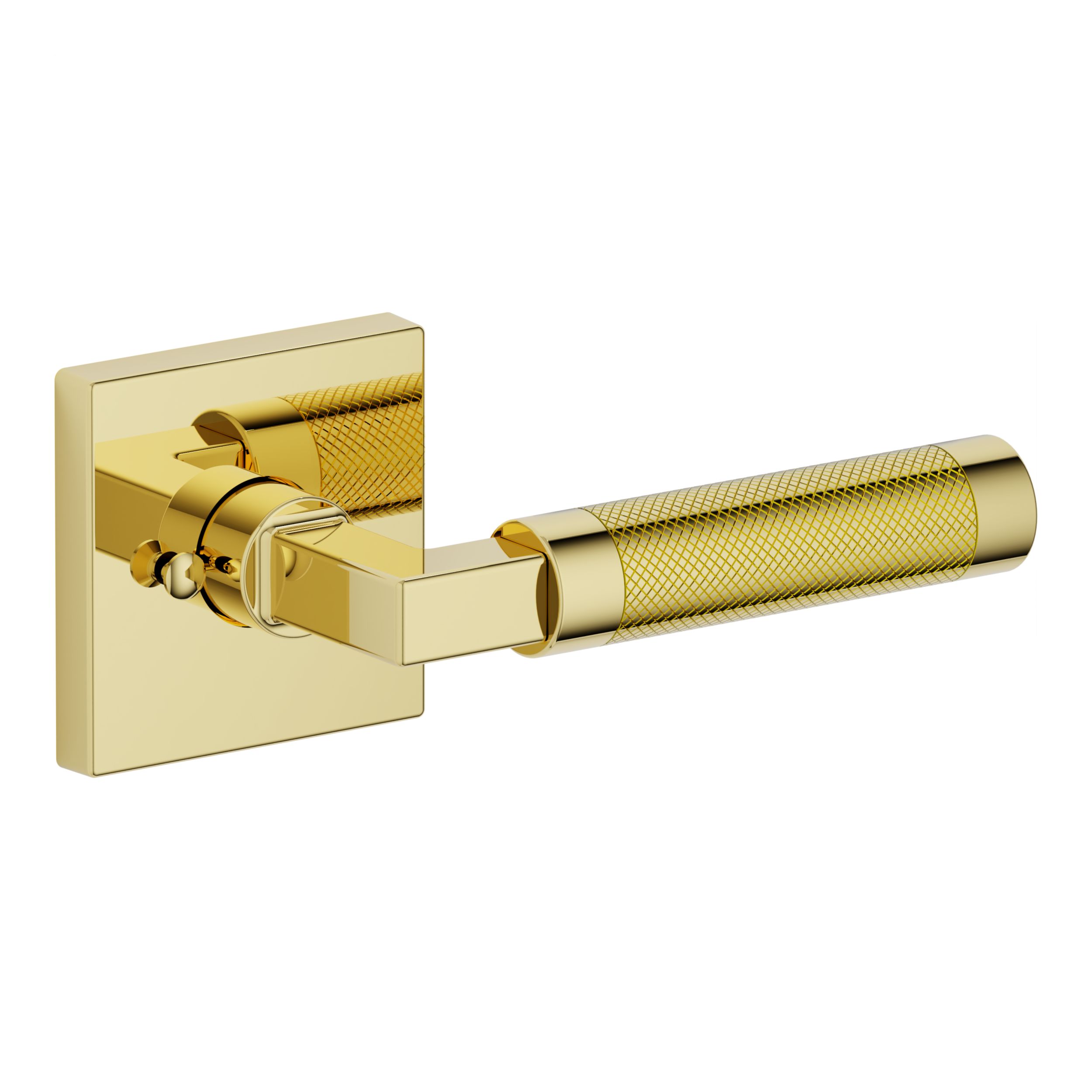 L030 Knurled Gramercy with R017 Rose - Privacy